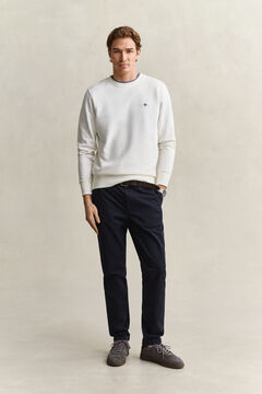Slim Fit Comfort Chinos — EVENING BLUE 6