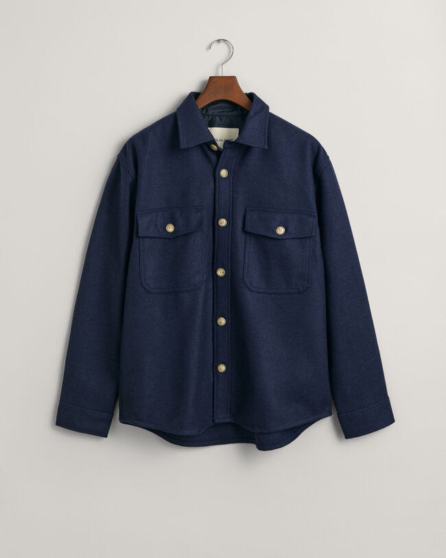 Wool Blend Overshirt