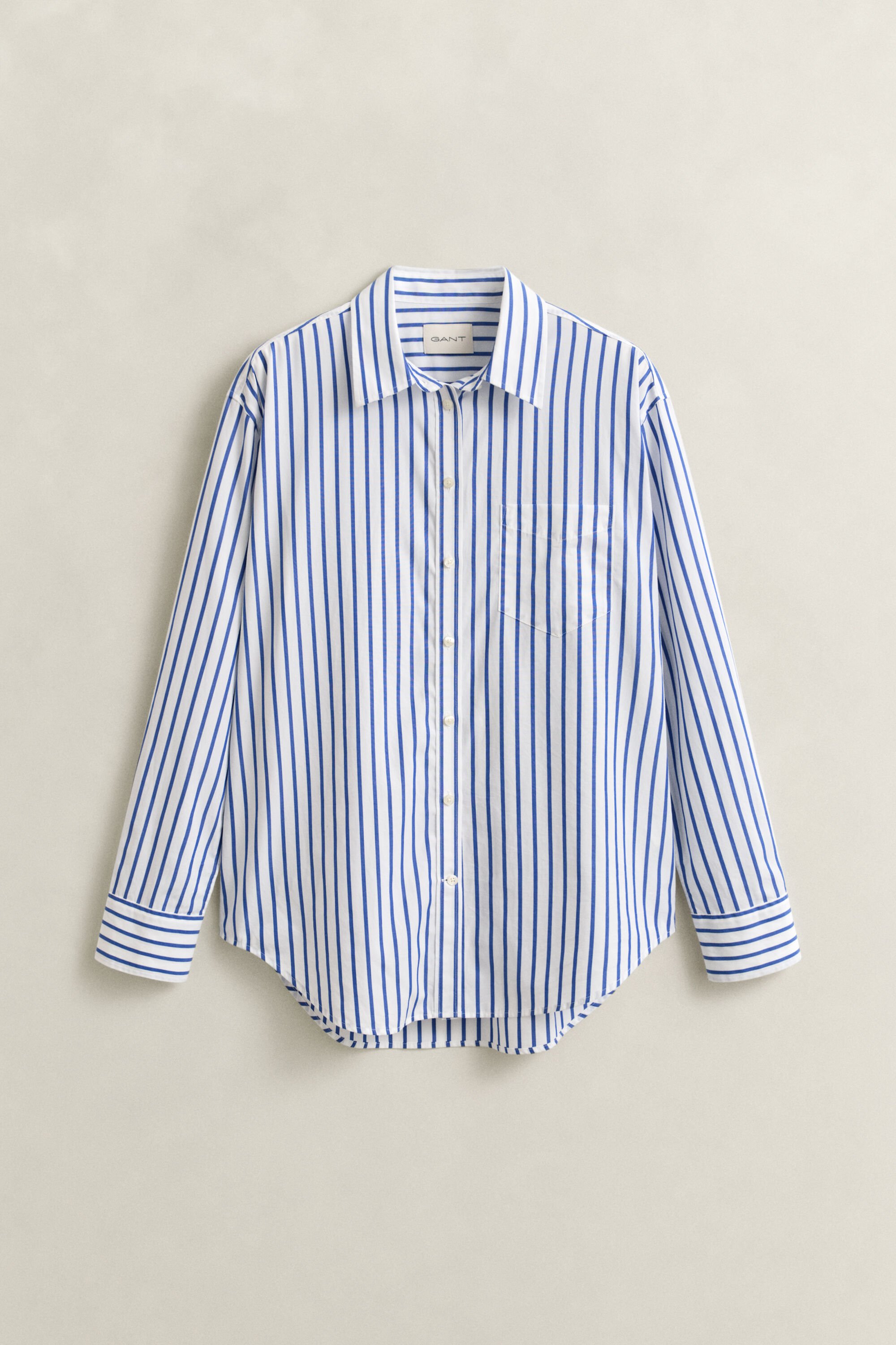 Relaxed Fit Classic Striped Poplin Shirt