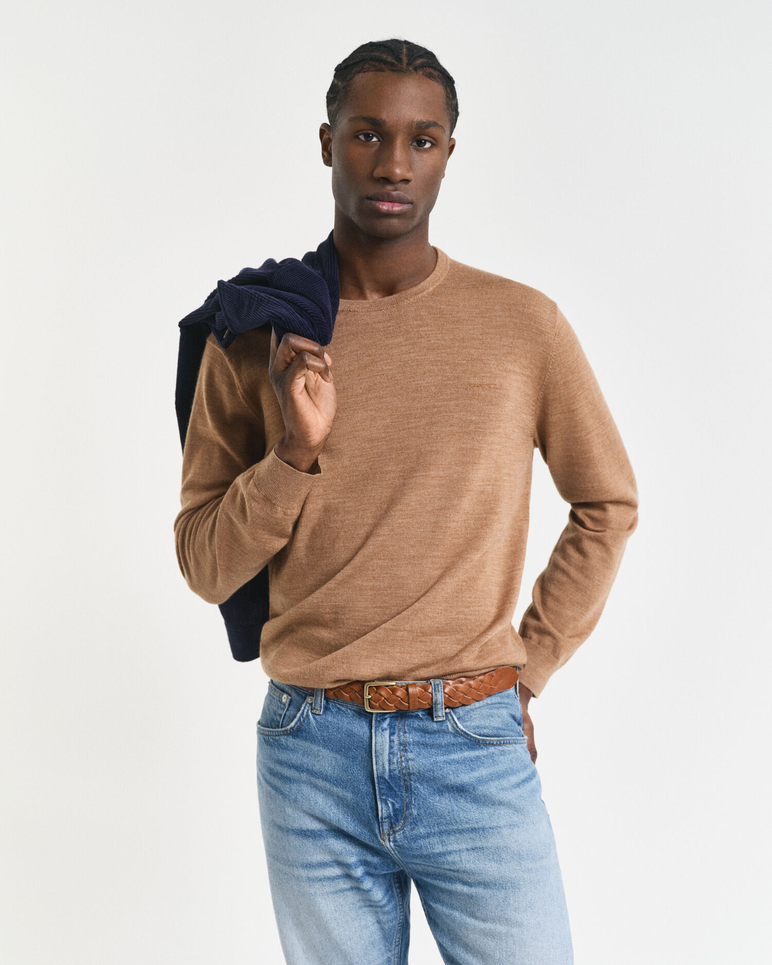 Merino Wool Crew Neck Sweater