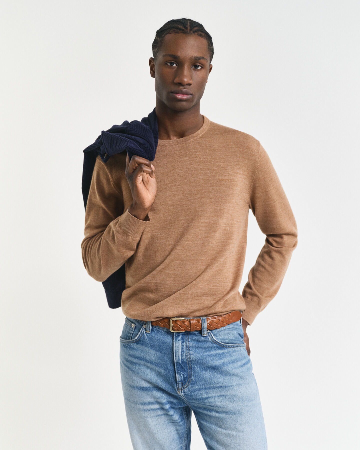Merino Wool Crew Neck Sweater