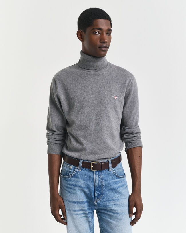 Classic Cotton Turtleneck Sweater