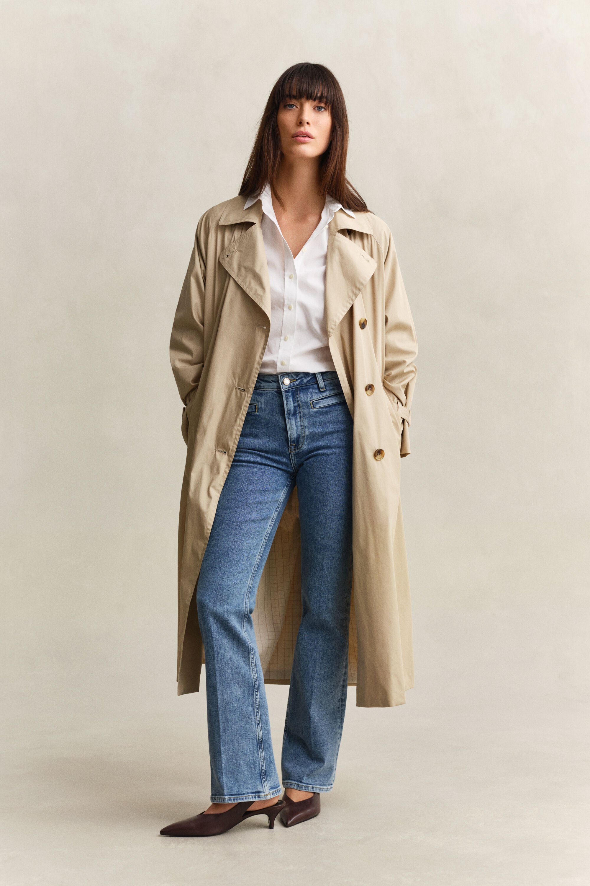 Monogram Flared Jeans