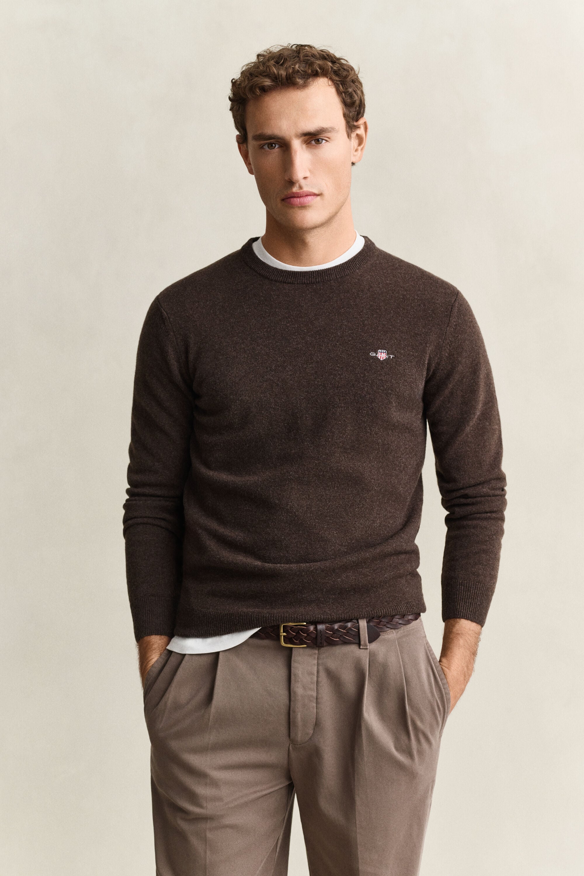 Lambswool Crew Neck Sweater