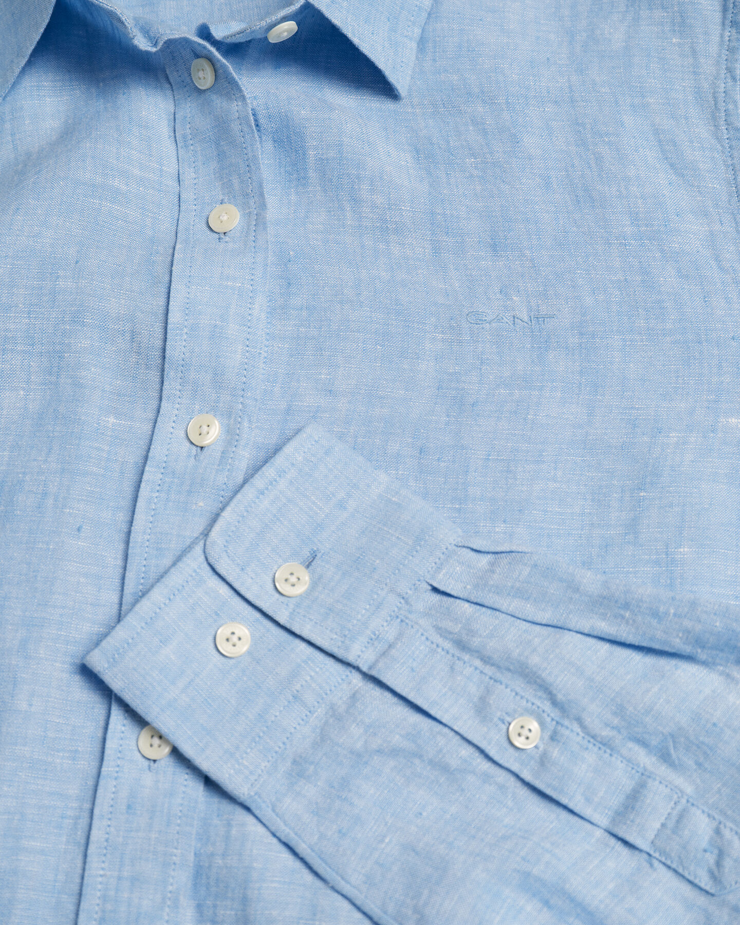 Regular Fit Linen Chambray Shirt