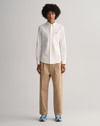 Relaxed Fit Pleated Chinos