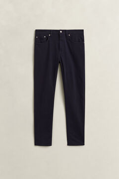 Slim Fit Twill Jeans — EVENING BLUE 3