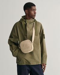 Tonal Shield Crossbody Bag