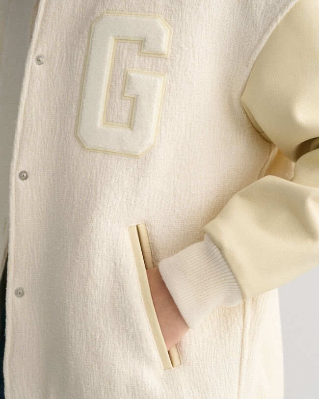 Bouclé GANT Varsity Jacket