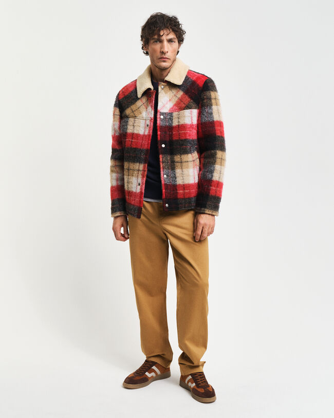 Regular Fit Brushed Cotton Chinos