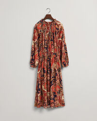 Paisley Boatneck Dress