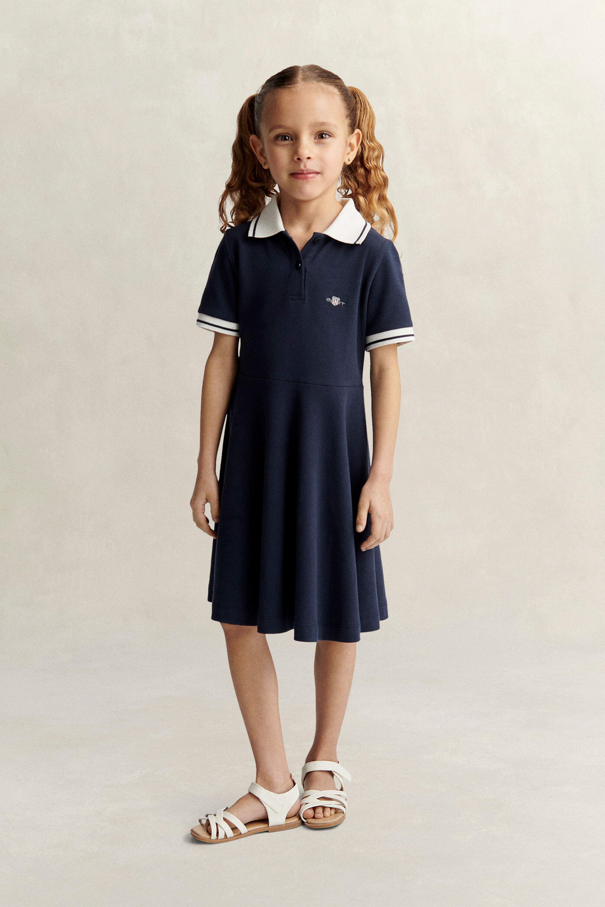Girls Shield Polo Dress