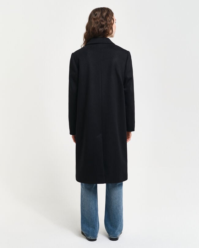 Classic Tailored Fit Wool Coat