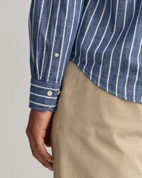 Regular Fit Stripe Chambray Shirt
