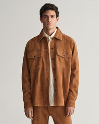 Oversized Suede Shirt