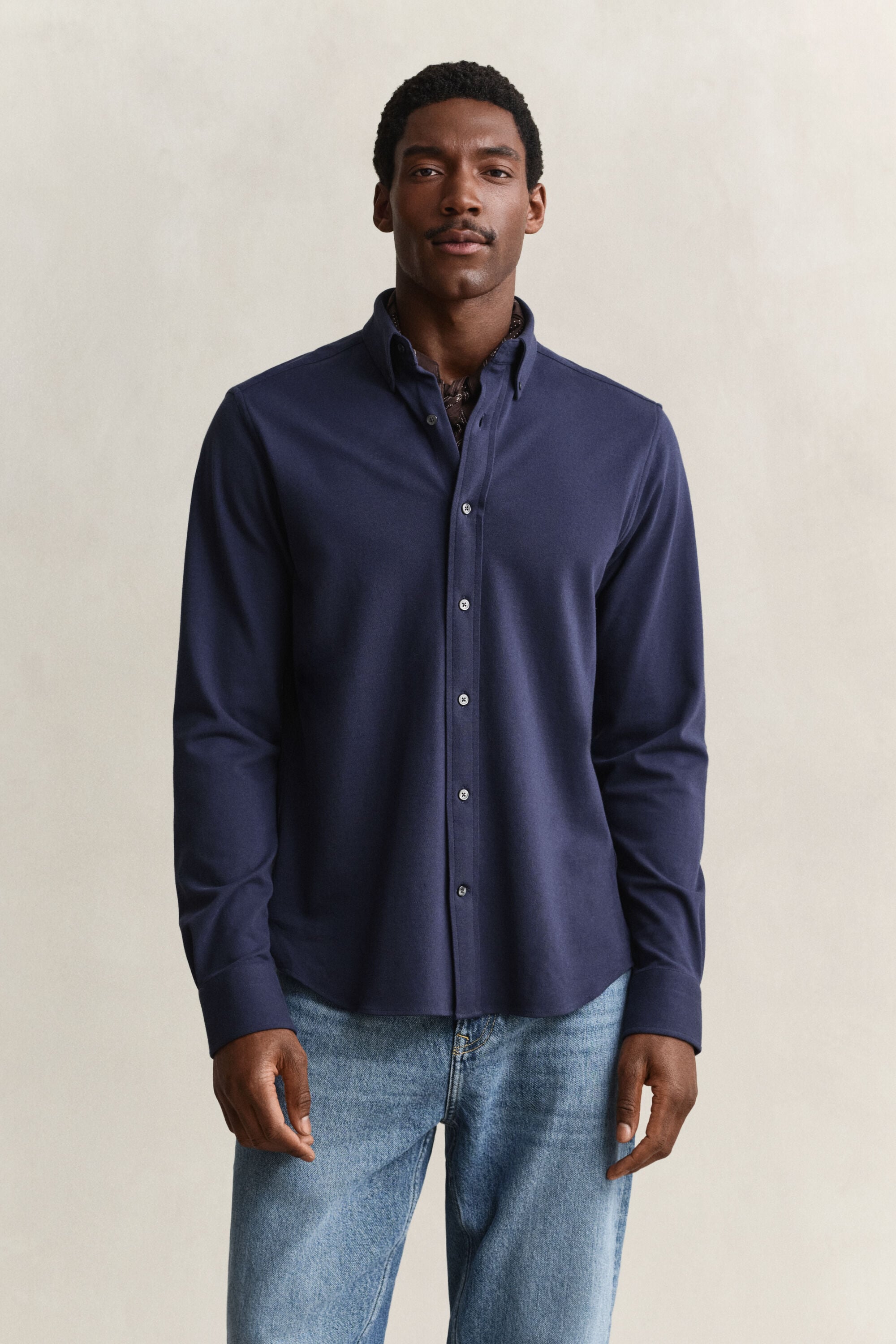 Jersey Stretch Piqué Shirt