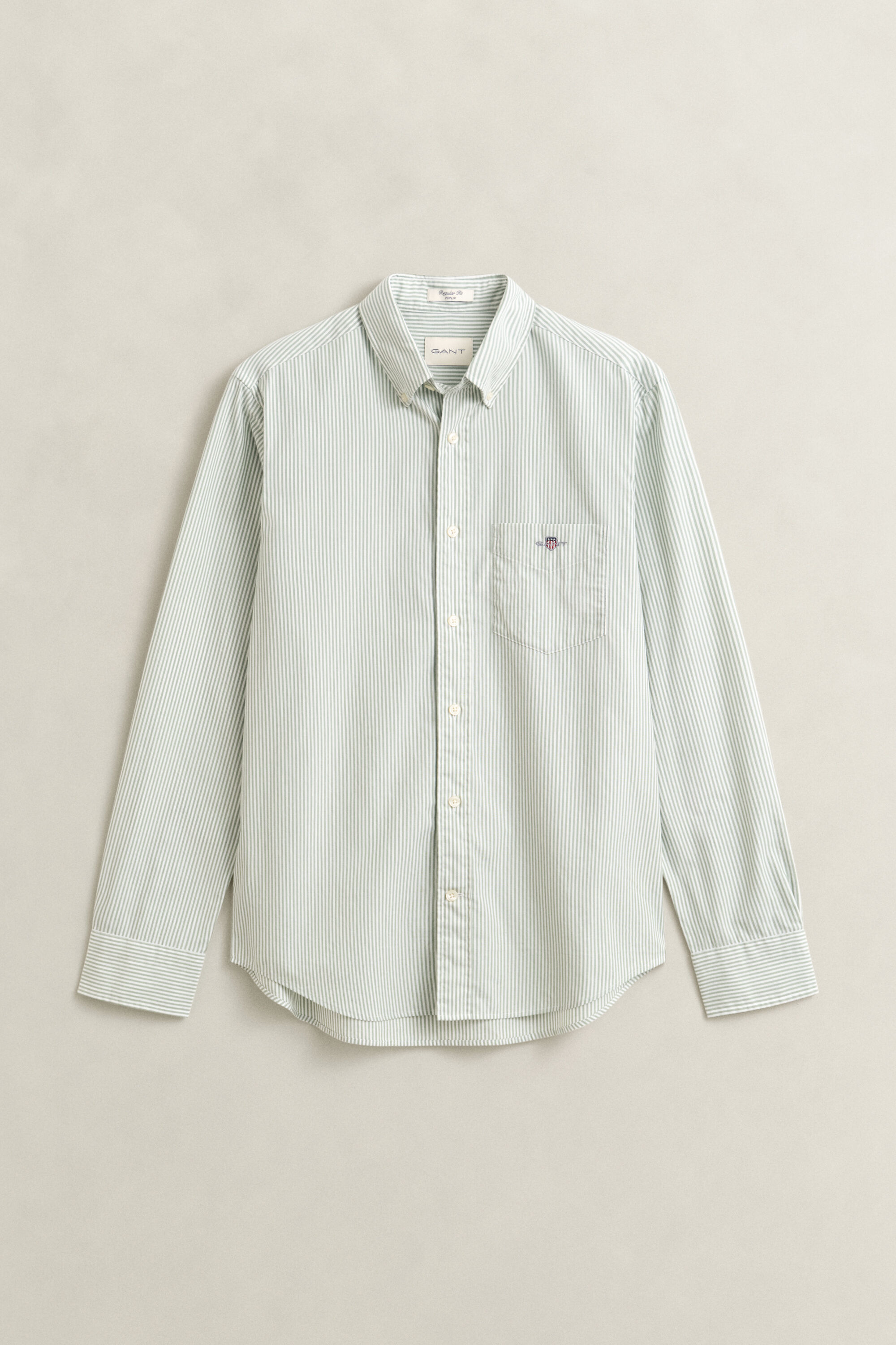 Classic Regular Striped Poplin Shirt
