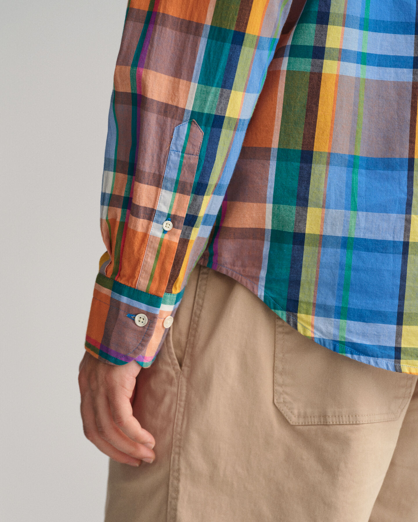 Regular Fit Colorful Madras Shirt