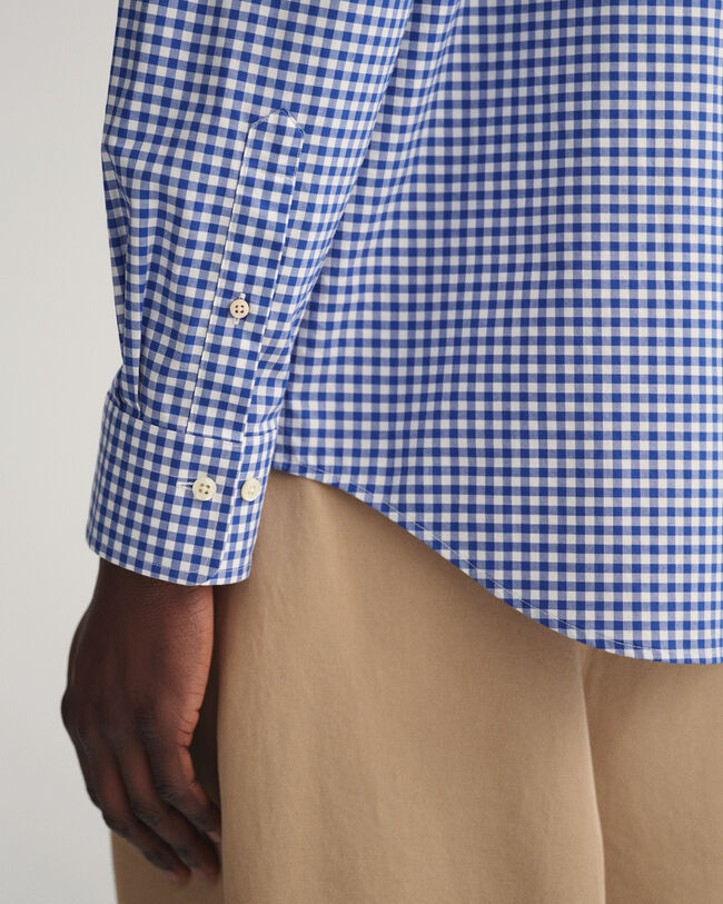 Regular Fit Gingham Broadcloth Shirt