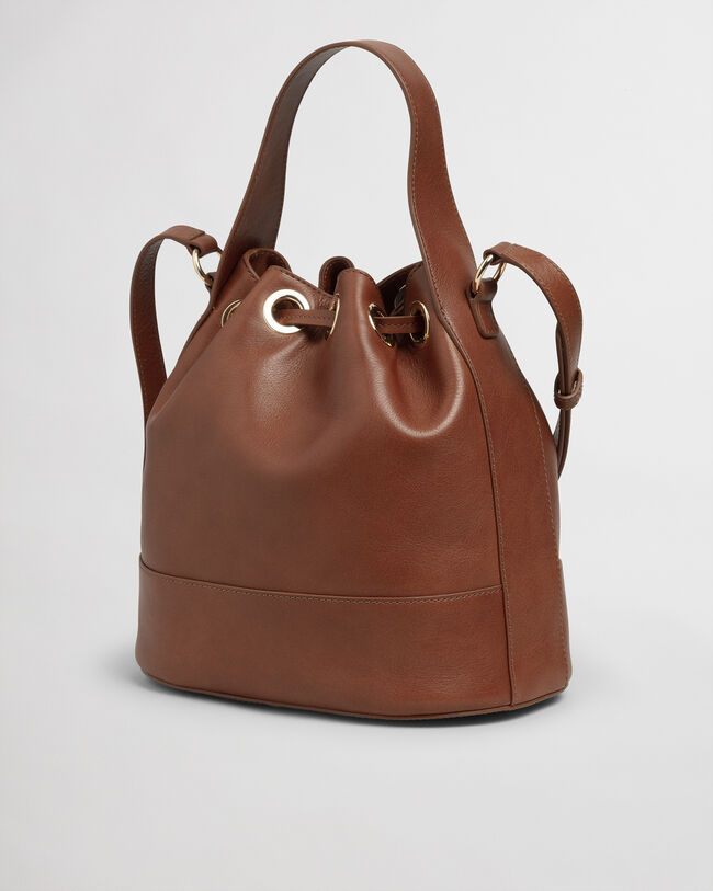 Leather Bucket Bag