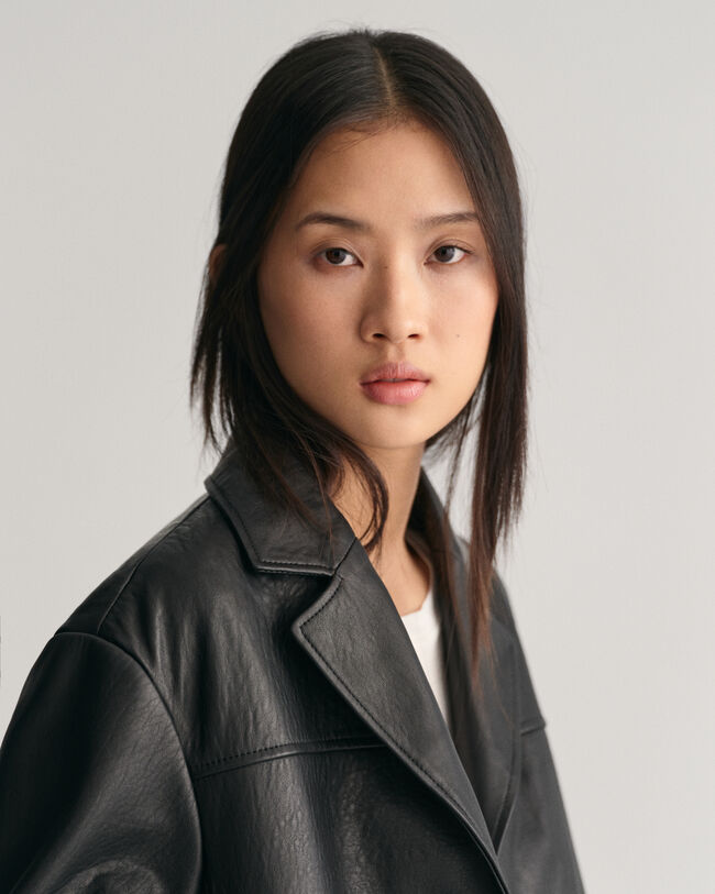 Leather Blazer Jacket