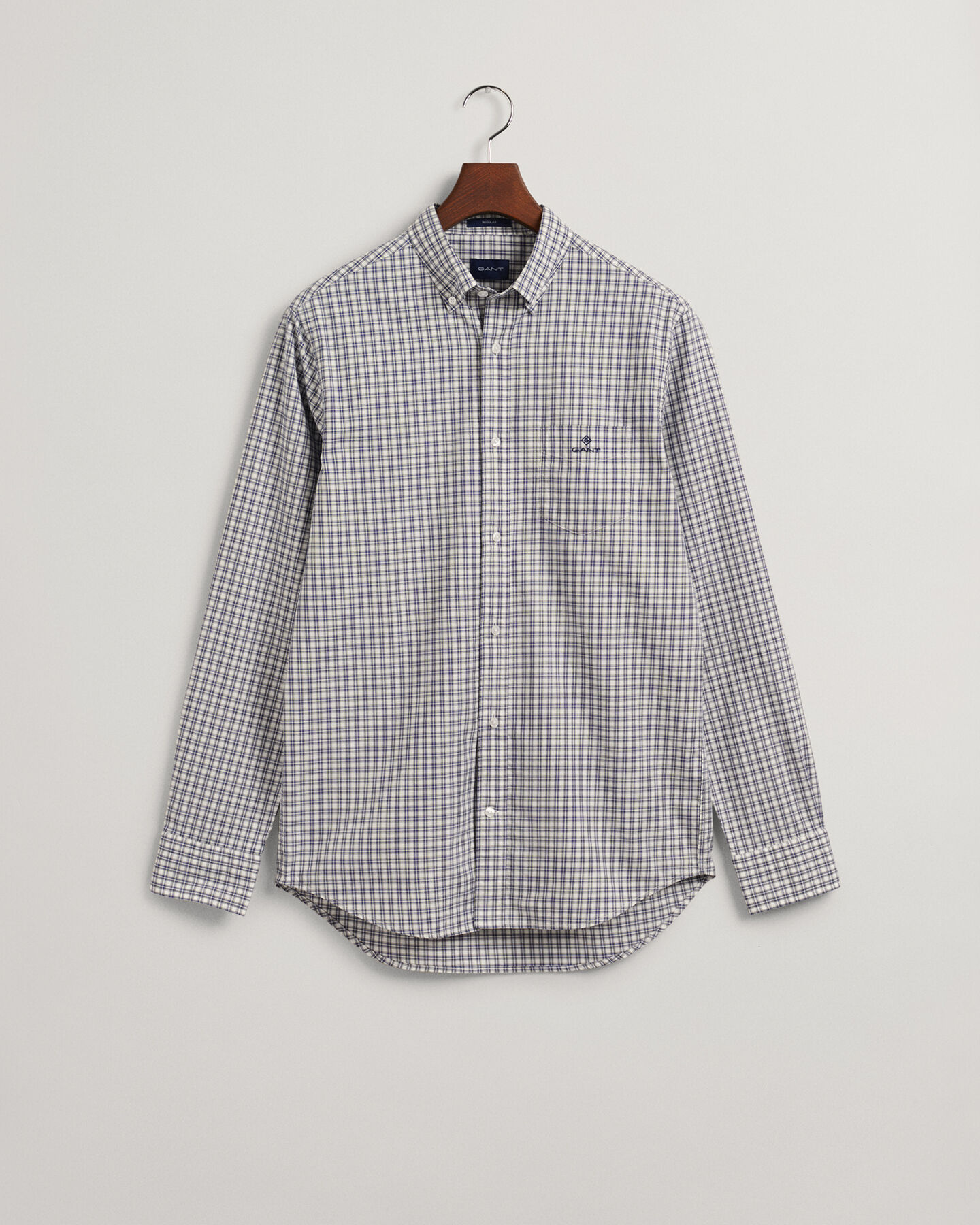 Regular Fit Small Tartan Twill Shirt