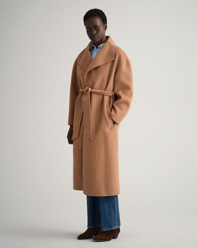 Handstitched Belted Coat