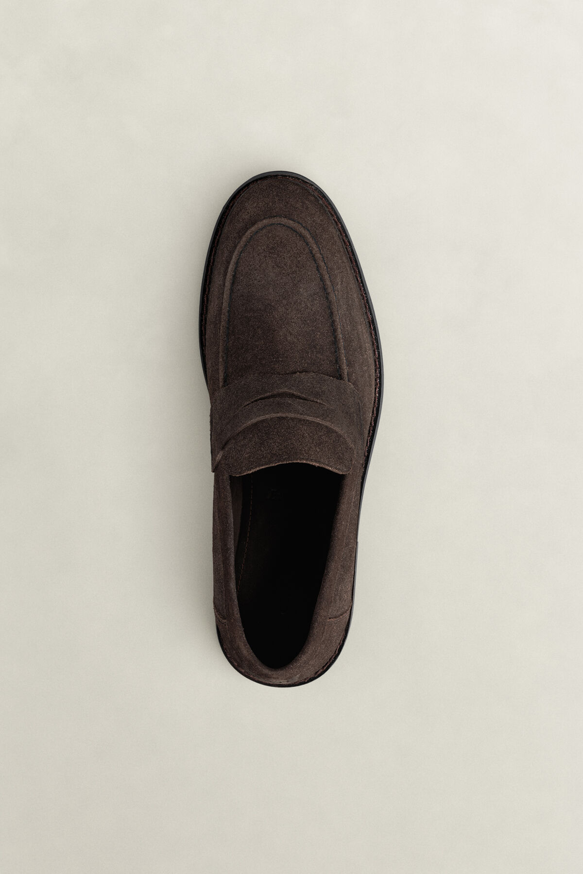 Lozham Suede Loafers — DARK BROWN