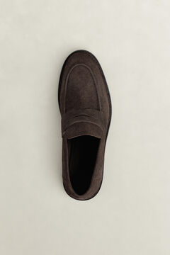 Lozham Suede Loafers — DARK BROWN 2