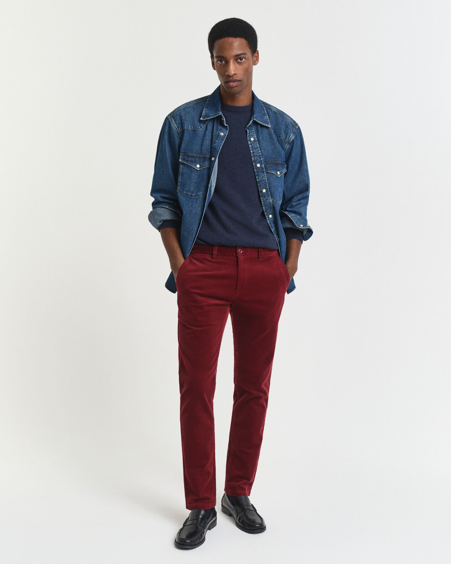 Slim Fit Corduroy Chinos