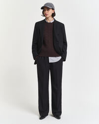 Wool Blend Pull-On Pants