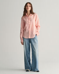 Regular Fit Linen Chambray Shirt