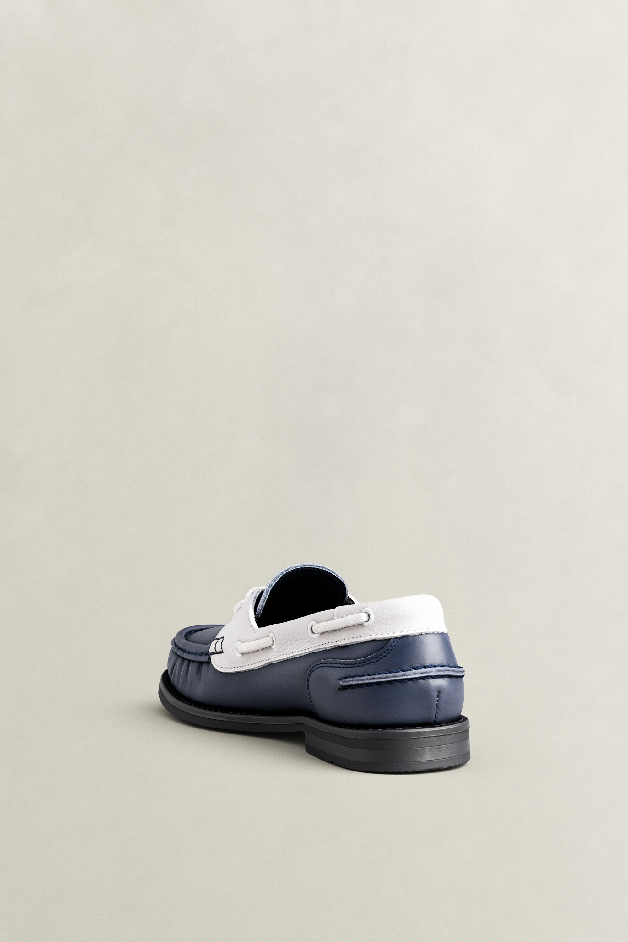 Gracelyn Leather Loafers — EVENING BLUE