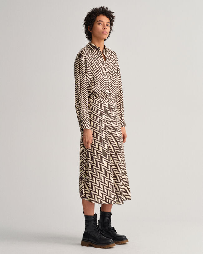 Relaxed Fit Geometric Shirt