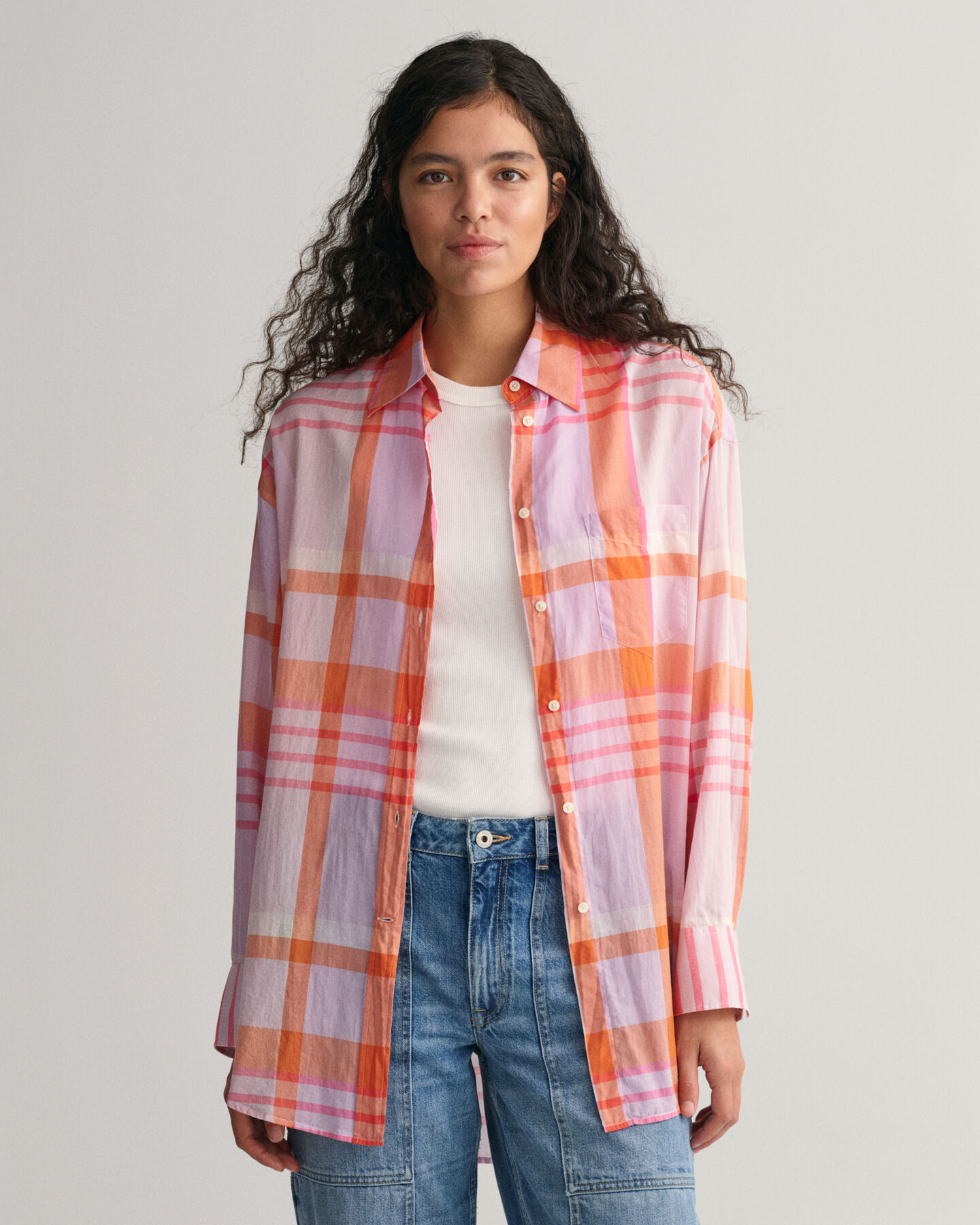 Oversized Madras Shirt