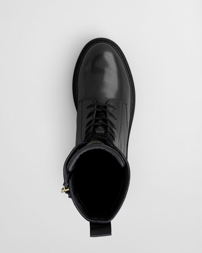 Keliin Lace-Up Leather Boots