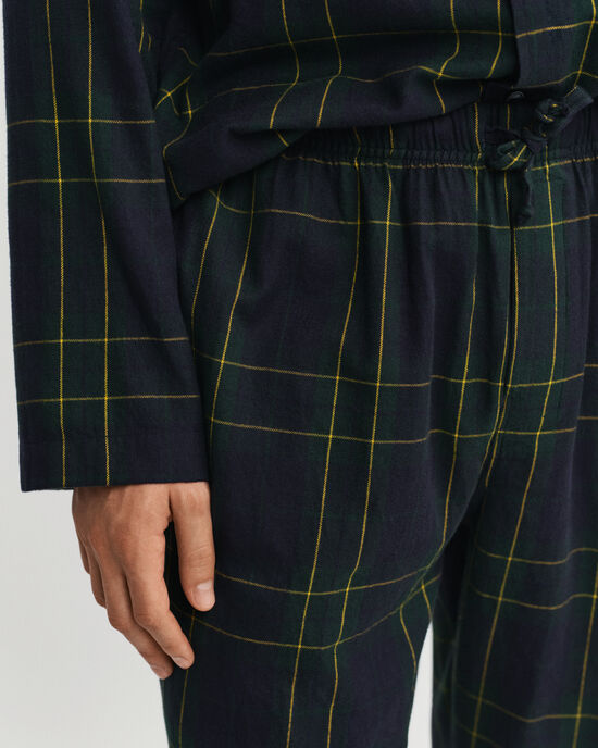 Flannel Checked Pajama Set Gift Box