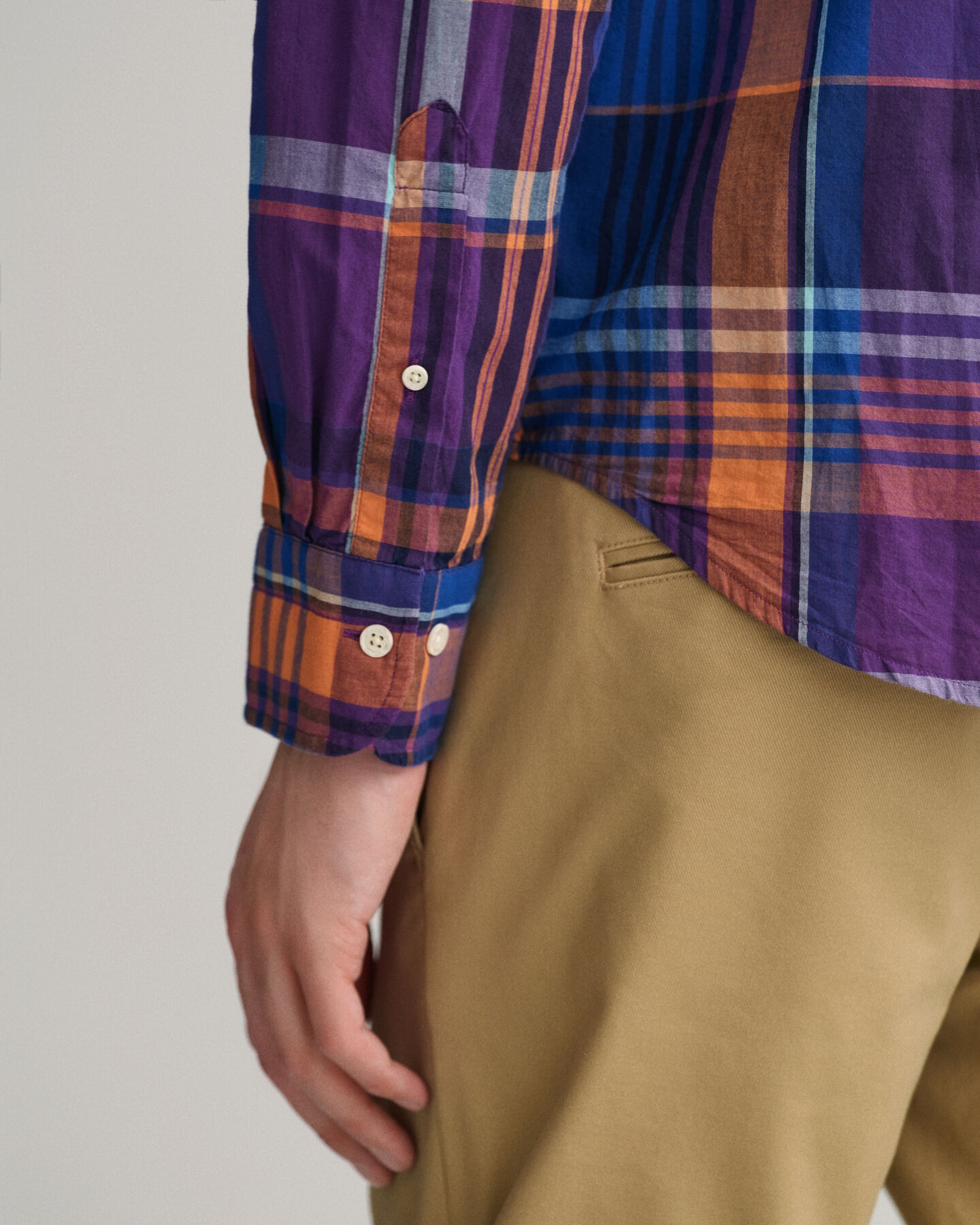 Regular Fit Colorful Madras Shirt