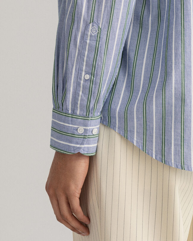 Relaxed Fit Fil-&agrave;-Fil Shirt