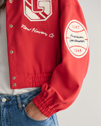 Cropped Varsity Jacket