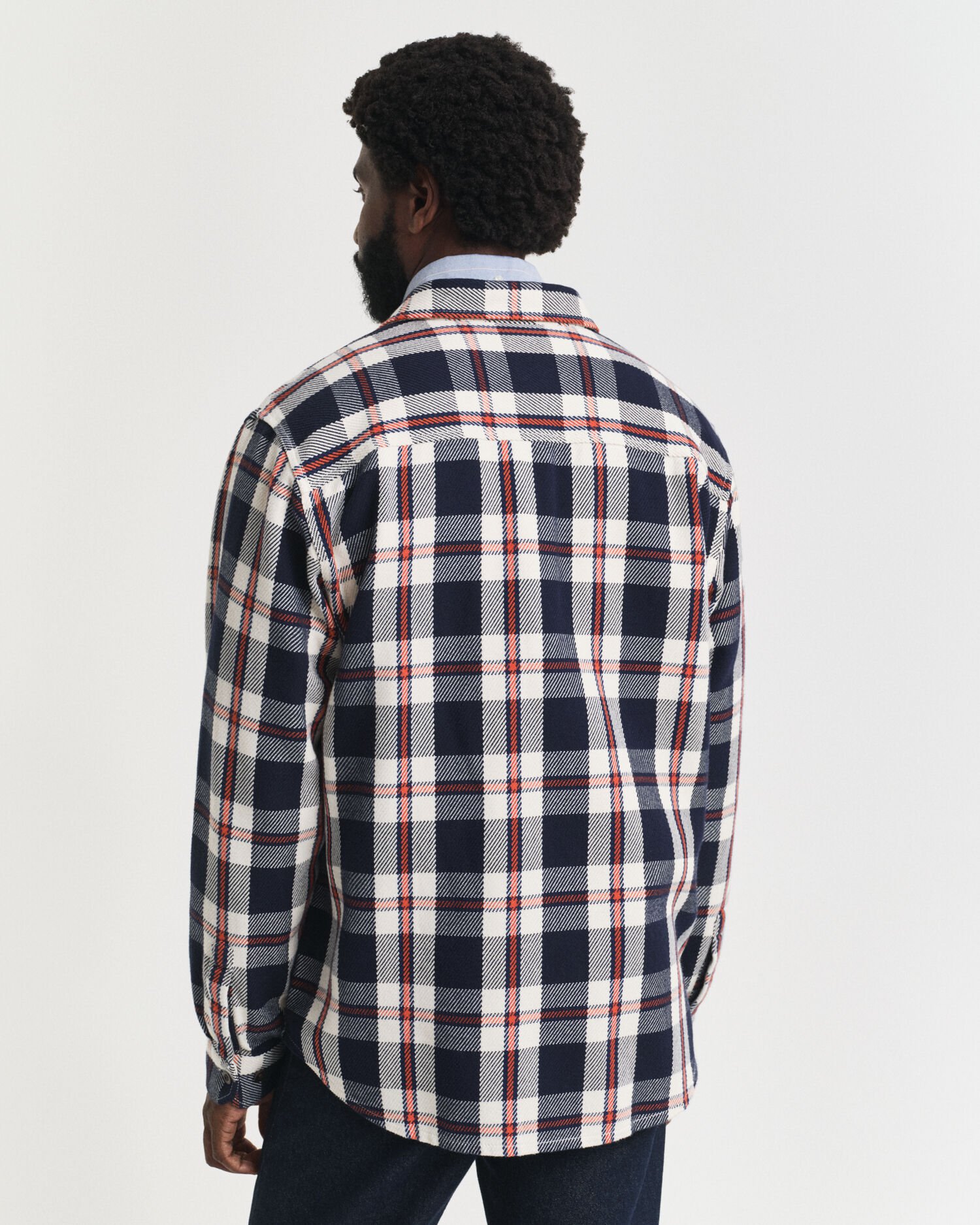 Checked Heavy Twill Overshirt