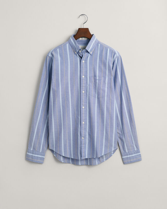Regular Fit Striped Archive Oxford Shirt 