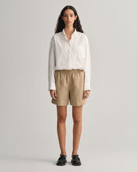 Linen Viscose Pull-On Shorts