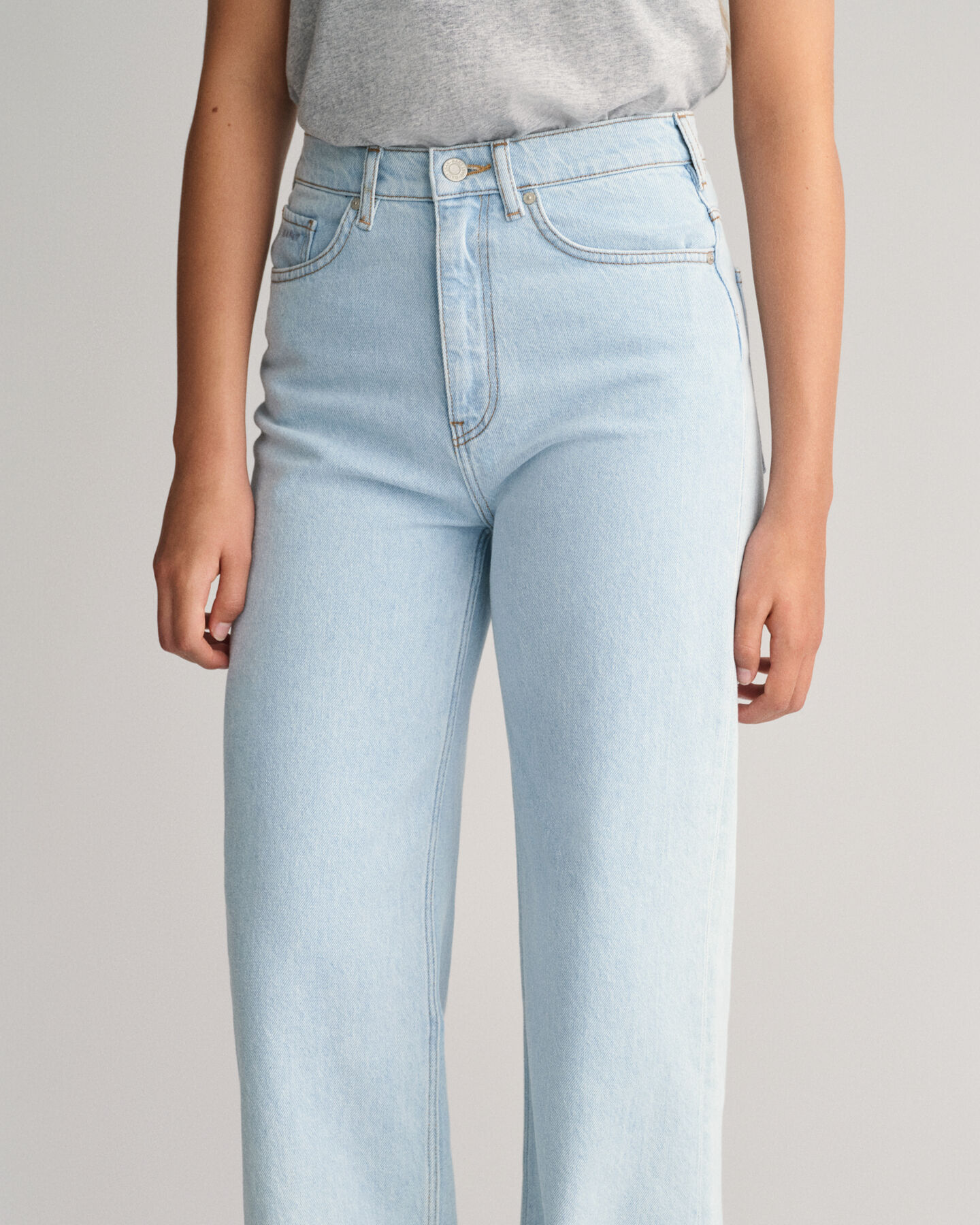 Teen Girls Wide Leg Jeans
