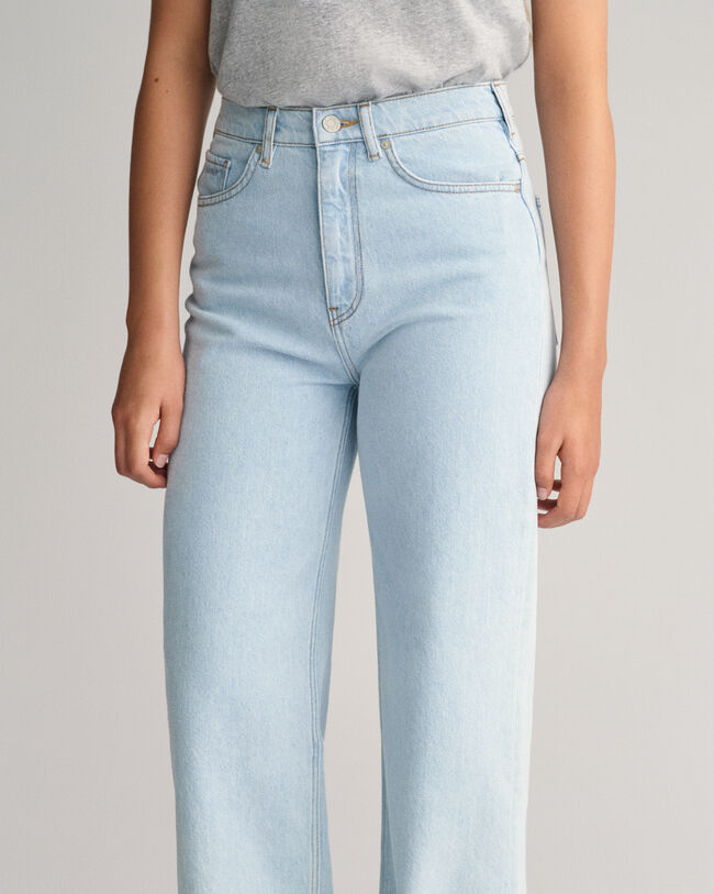 Teen Girls Wide Leg Jeans