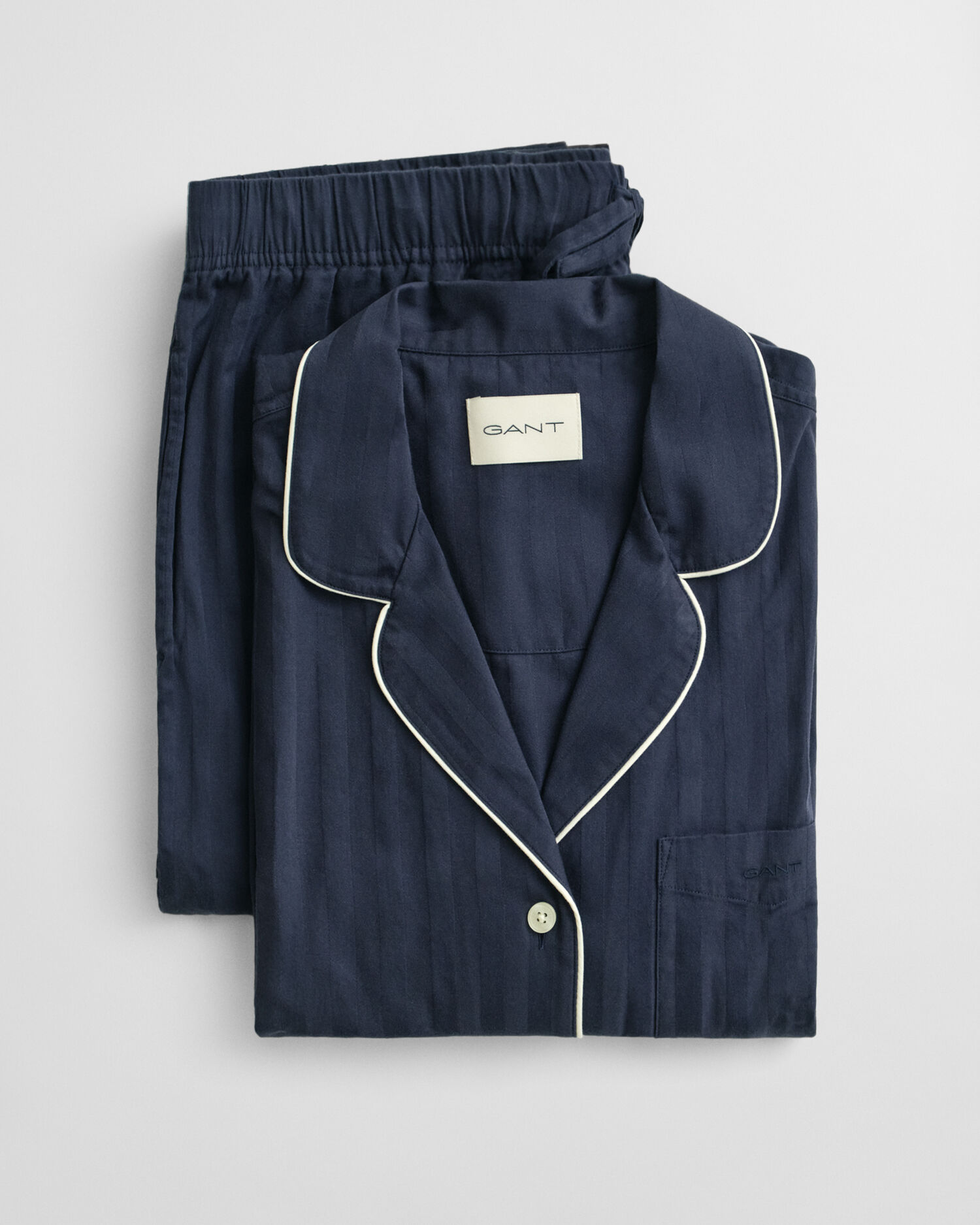 Satin Stripe Pajama Set Gift Box