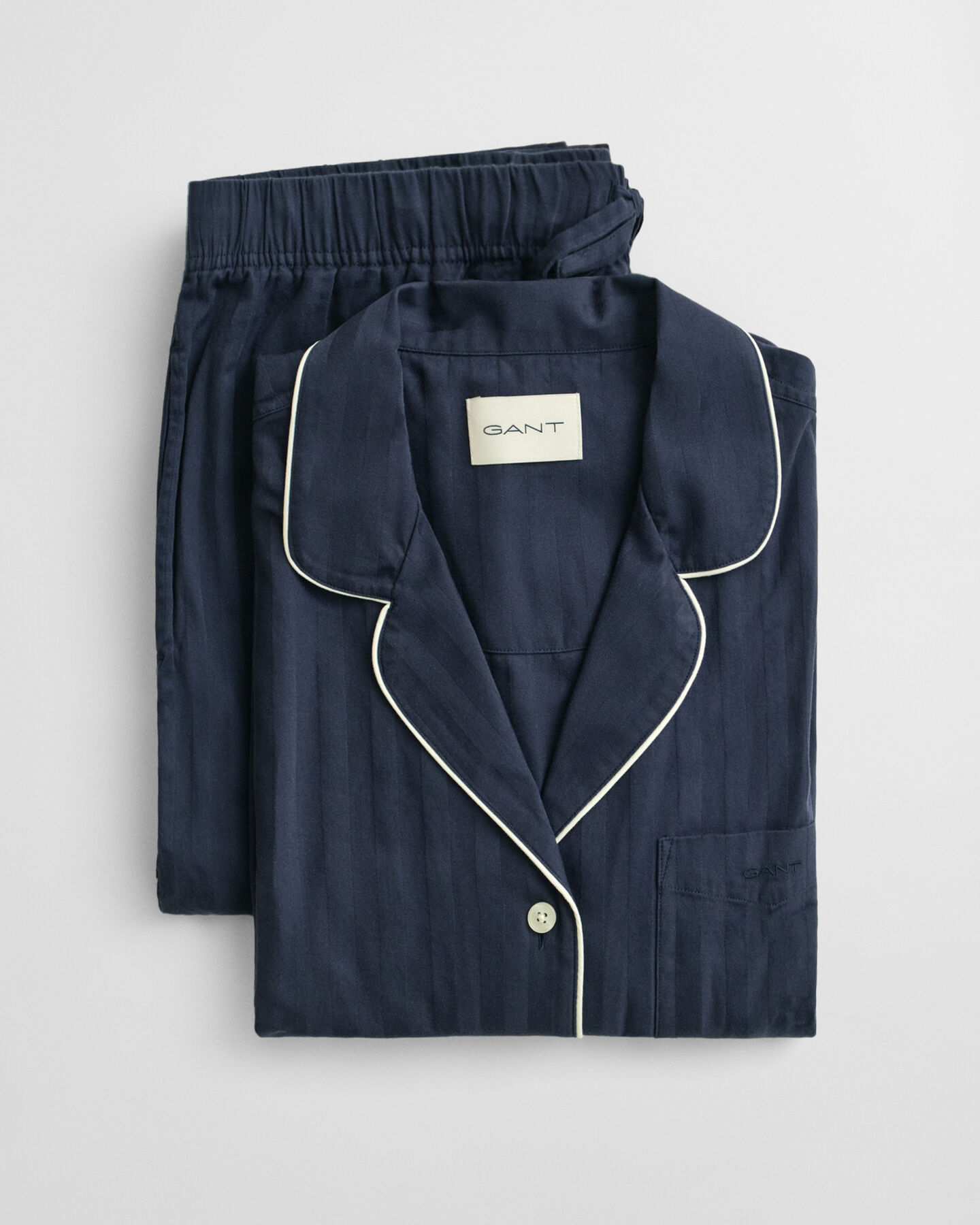 Satin Stripe Pajama Set Gift Box