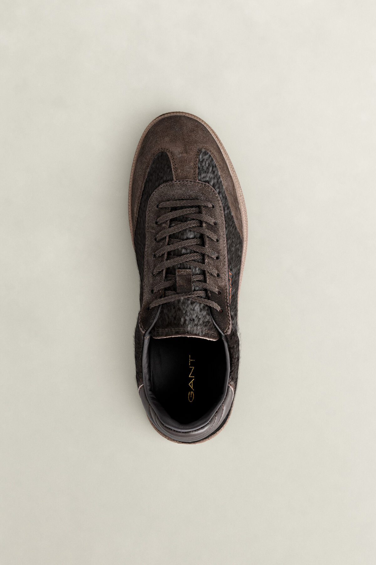 Cuzmo Suede Nylon Sneakers — WEATHERED BROWN