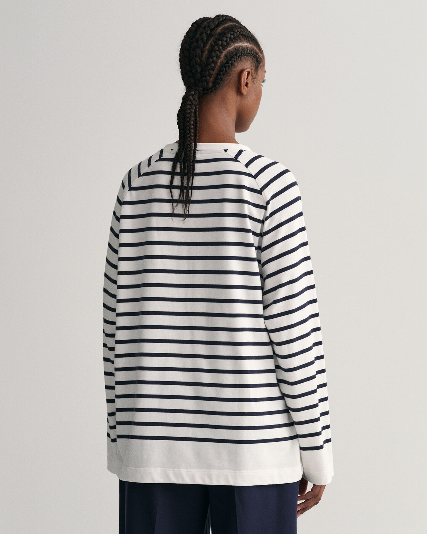 Logo Striped Long Sleeve T-Shirt