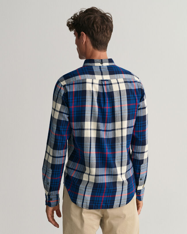 Regular Fit Plaid Flannel Shirt